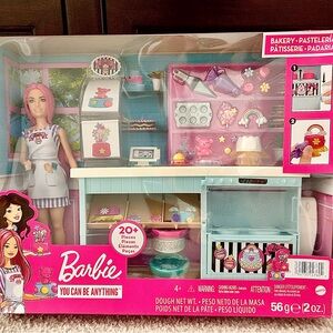 Barbie Bakery Playset You Can Be Anything NEW 20+ Pieces